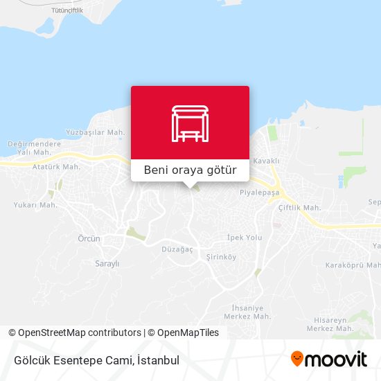 Gölcük Esentepe Cami harita