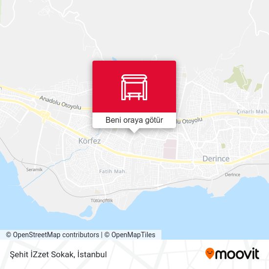 Şehit İZzet Sokak harita