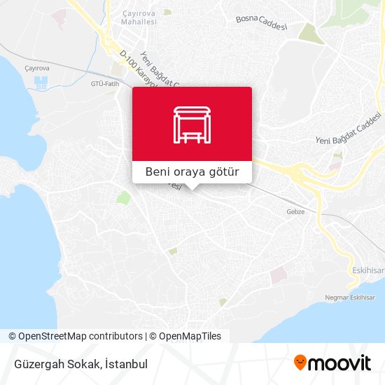Güzergah Sokak harita