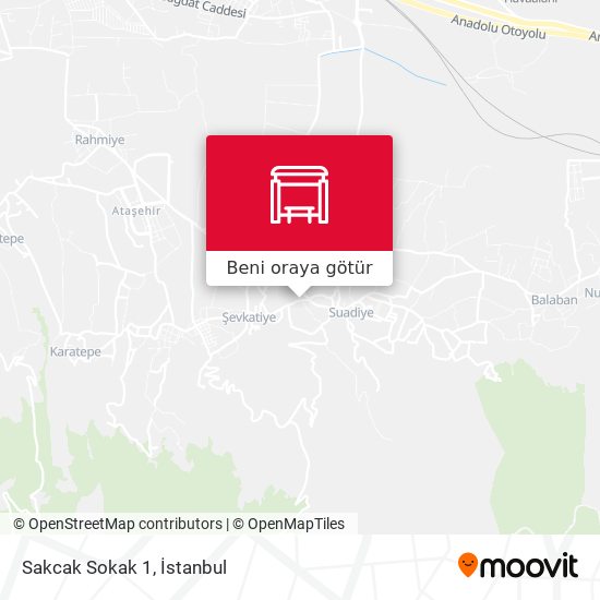 Sakcak Sokak 1 harita