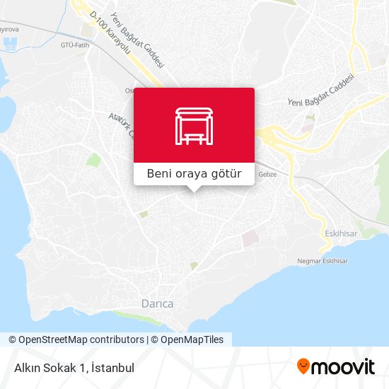 Alkın Sokak 1 harita