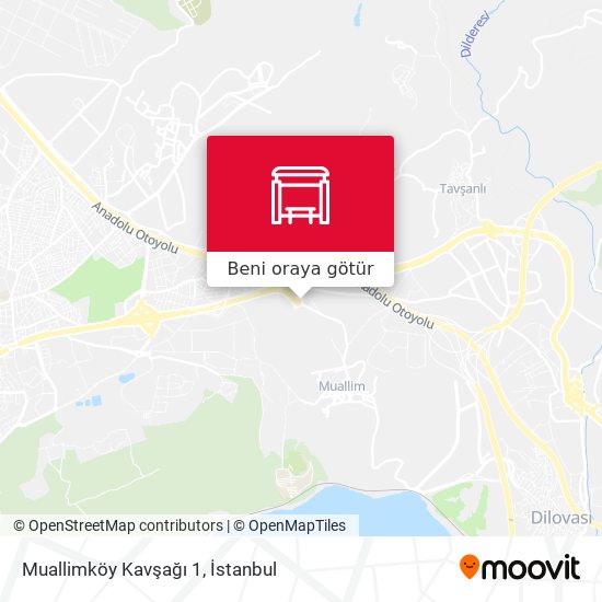 Muallimköy Kavşağı 1 harita