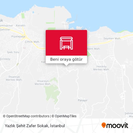 Yazlık Şehit Zafer Sokak harita