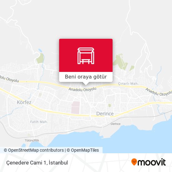 Çenedere Cami 1 harita