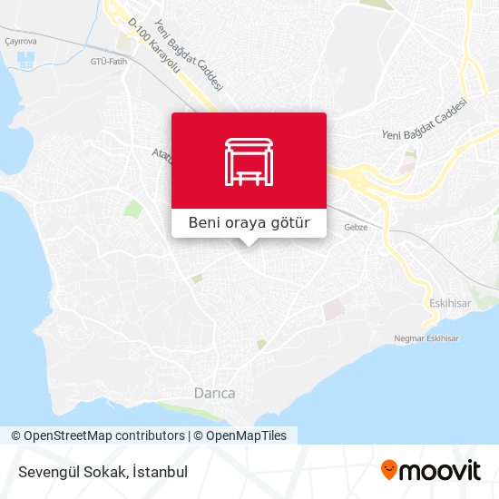 Sevengül Sokak harita