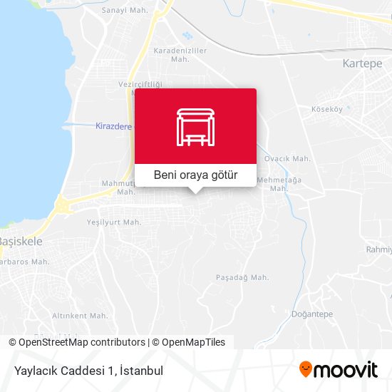 Yaylacık Caddesi 1 harita