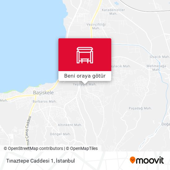 Tınaztepe Caddesi 1 harita