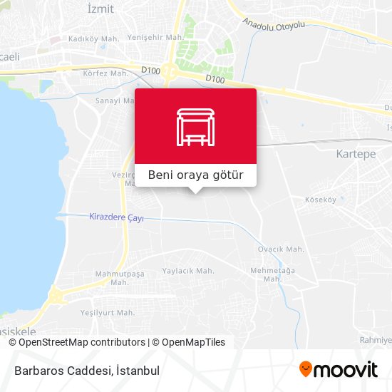 Barbaros Caddesi harita