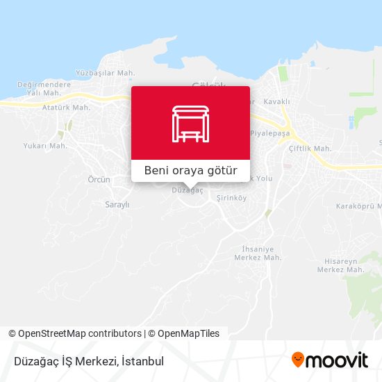 Düzağaç İŞ Merkezi harita