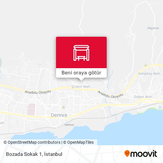 Bozada Sokak 1 harita