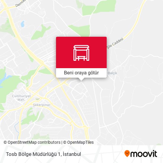 Tosb Bölge Müdürlüğü 1 harita