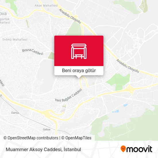 Muammer Aksoy Caddesi harita