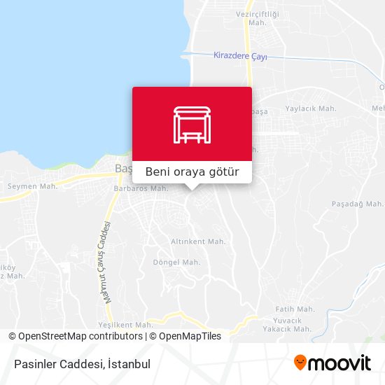 Pasinler Caddesi harita