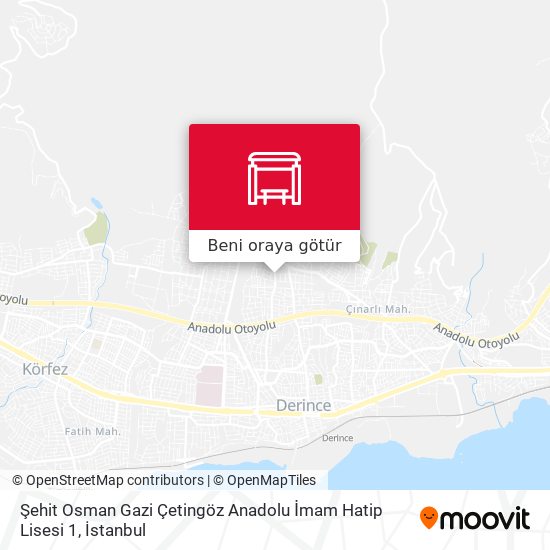 Şehit Osman Gazi Çetingöz Anadolu İmam Hatip Lisesi 1 harita