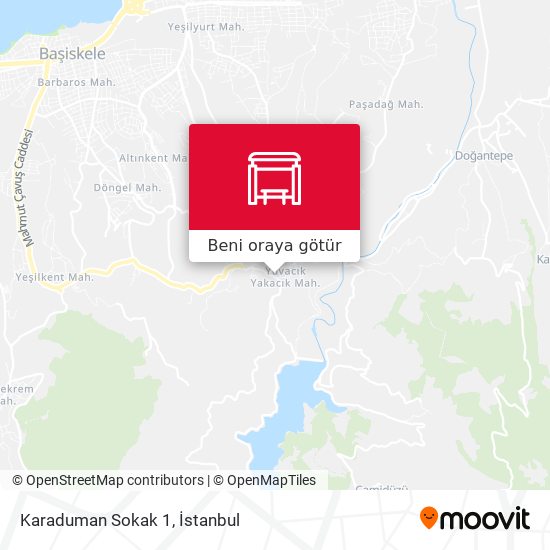 Karaduman Sokak 1 harita