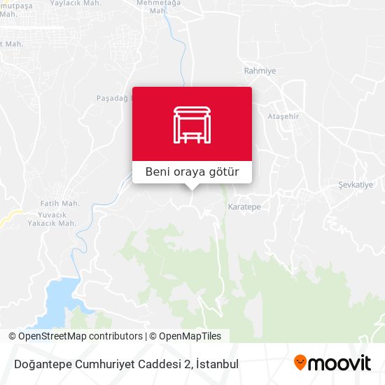 Doğantepe Cumhuriyet Caddesi 2 harita