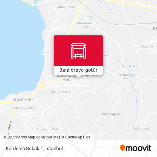 Kardelen Sokak 1 harita