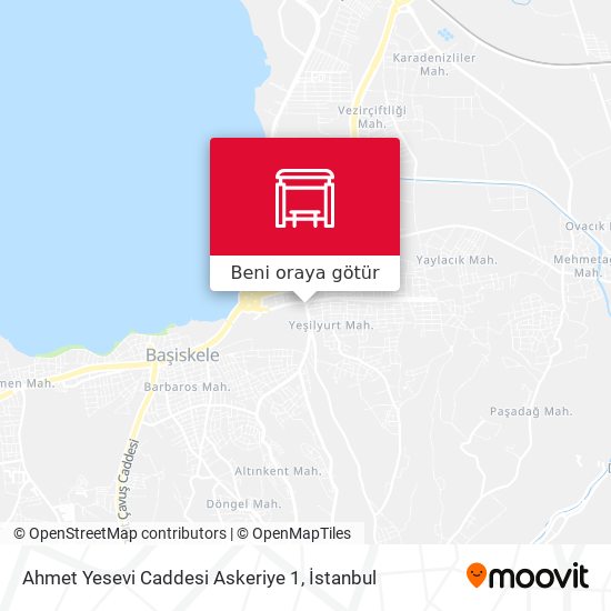 Ahmet Yesevi Caddesi Askeriye 1 harita