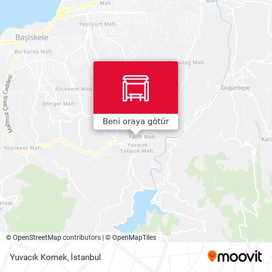 Yuvacık Komek harita