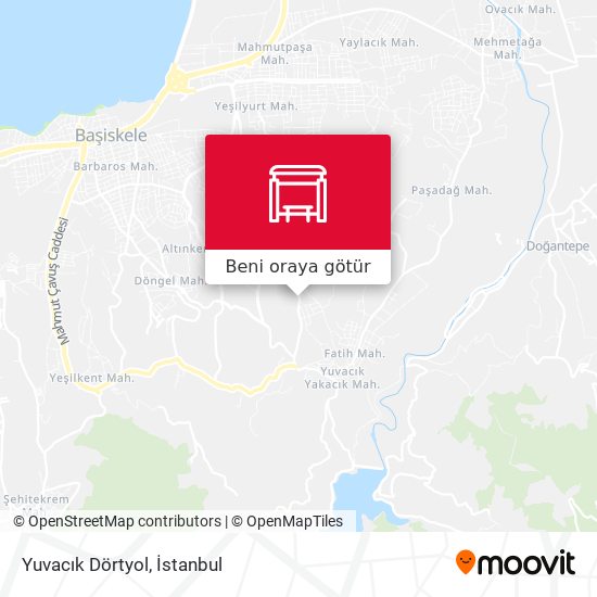 Yuvacık Dörtyol harita
