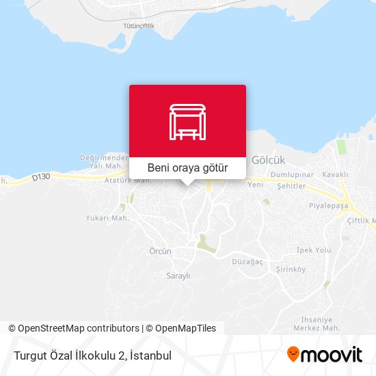 Turgut Özal İlkokulu 2 harita