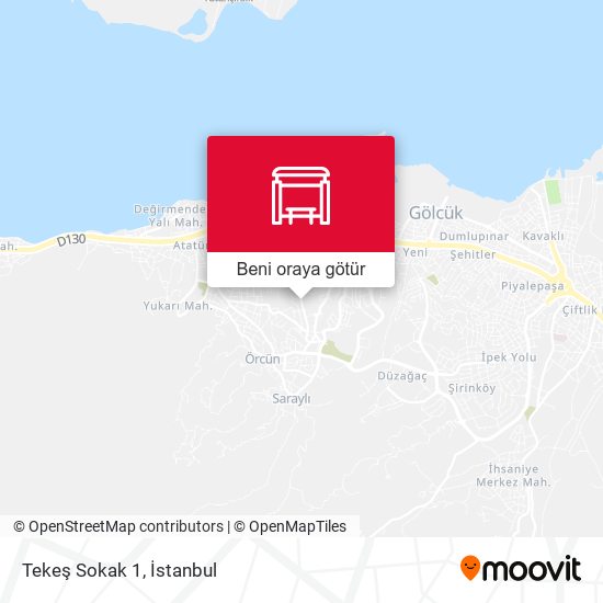 Tekeş Sokak 1 harita
