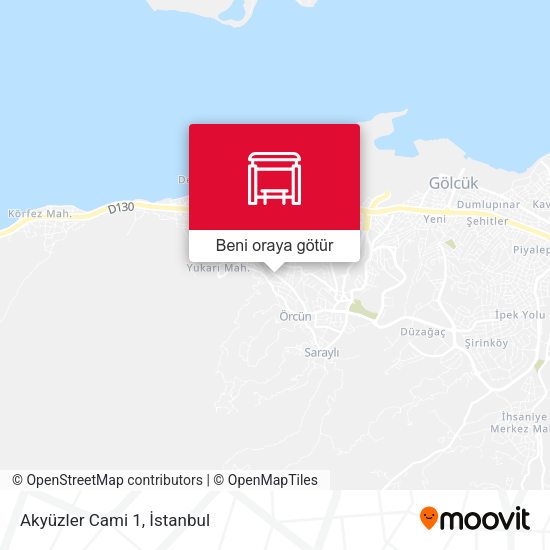Akyüzler Cami 1 harita