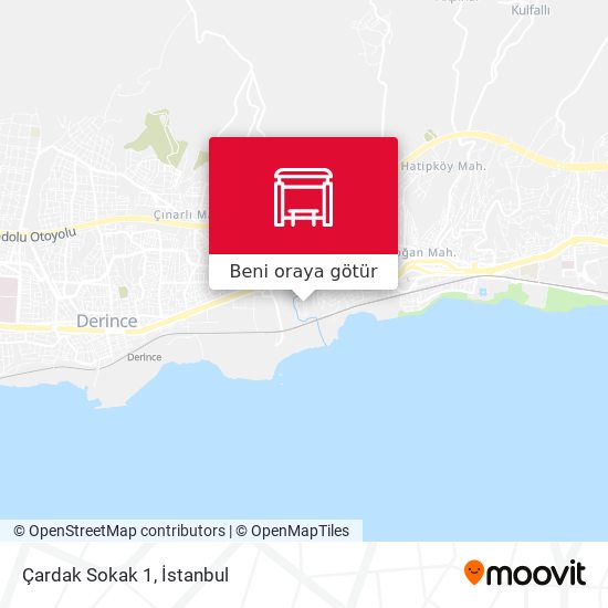Çardak Sokak 1 harita