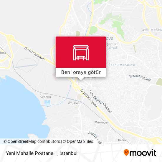 Yeni Mahalle Postane 1 harita