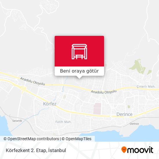 Körfezkent 2. Etap harita
