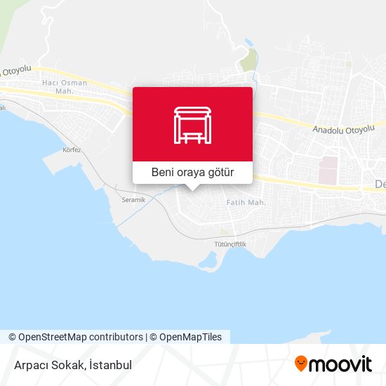 Arpacı Sokak harita
