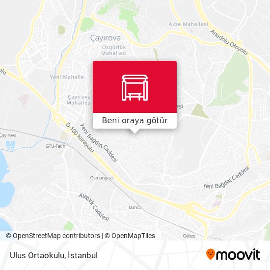 Ulus Ortaokulu harita
