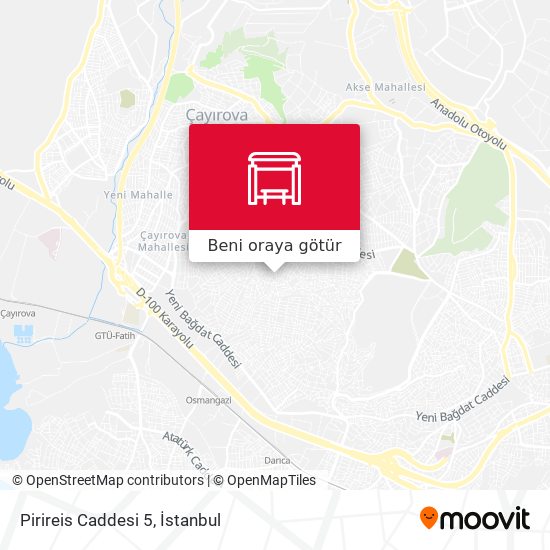 Pirireis Caddesi 5 harita