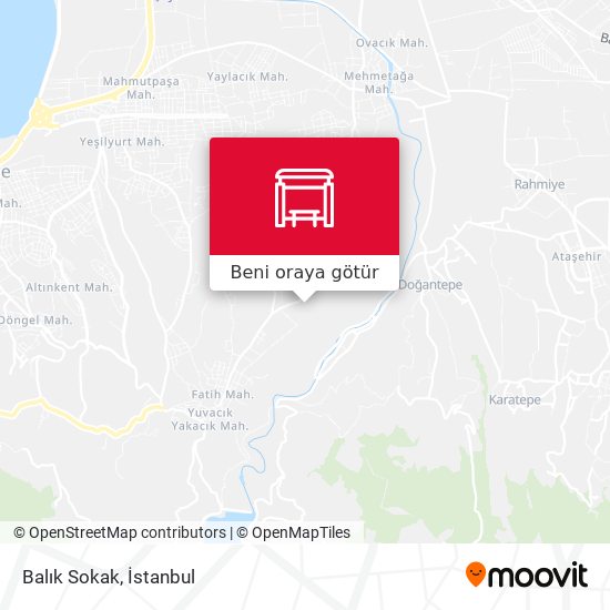 Balık Sokak harita