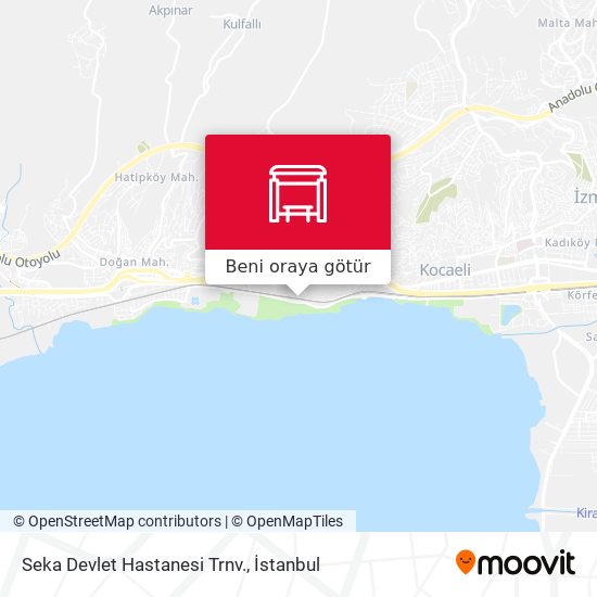 Seka Devlet Hastanesi Trnv. harita