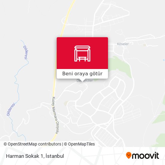 Harman Sokak 1 harita