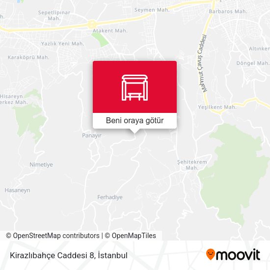 Kirazlıbahçe Caddesi 8 harita