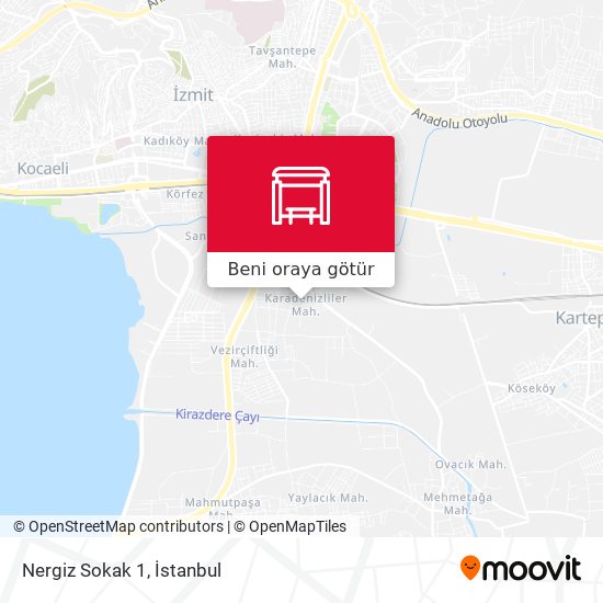 Nergiz Sokak 1 harita