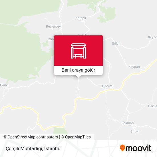 Çerçili Muhtarlığı harita