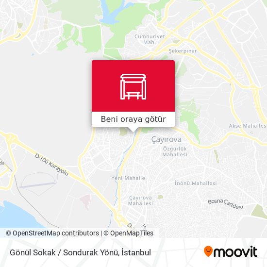 Gönül Sokak / Sondurak Yönü harita