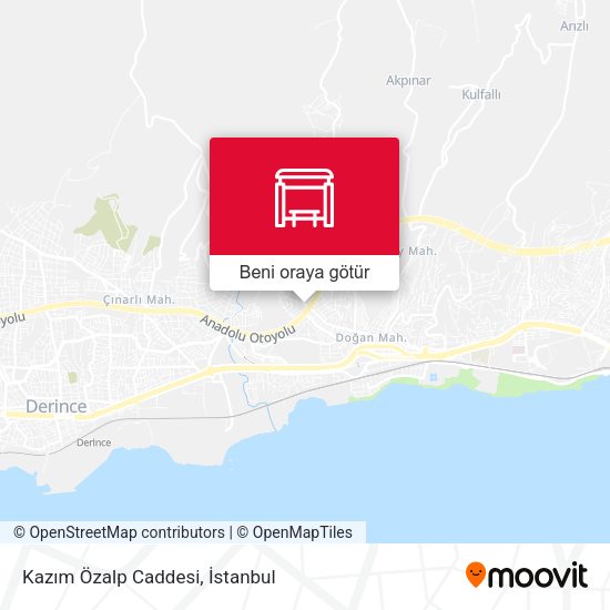 Kazım Özalp Caddesi harita