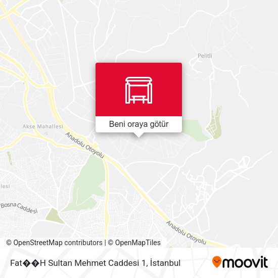 Fat��H Sultan Mehmet Caddesi 1 harita