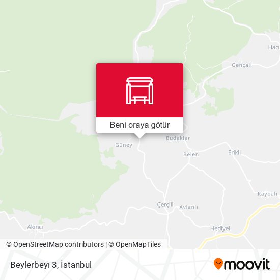 Beylerbeyı 3 harita