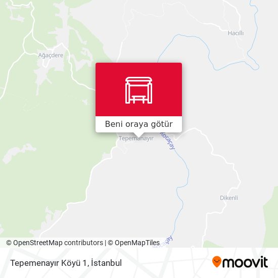 Tepemenayır Köyü 1 harita