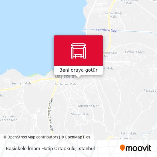 Başiskele İmam Hatip Ortaokulu harita