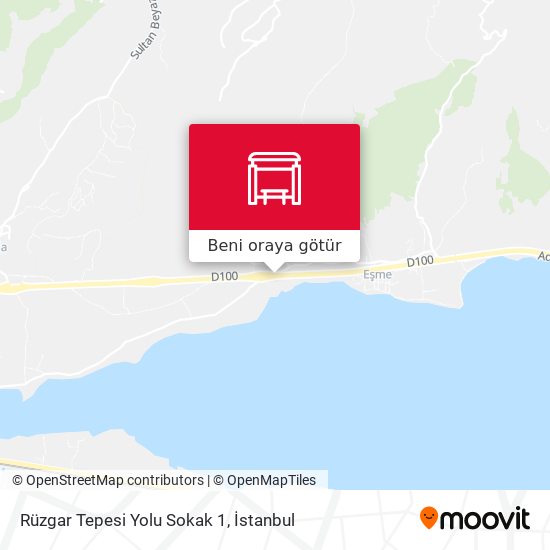 Rüzgar Tepesi Yolu Sokak 1 harita