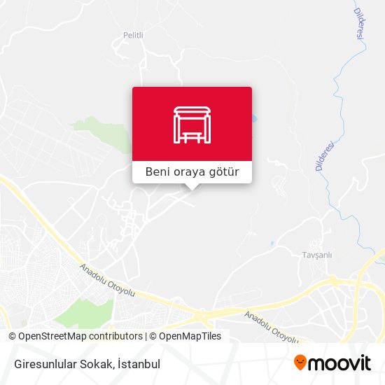 Giresunlular Sokak harita