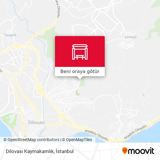 Dilovası Kaymakamlık harita