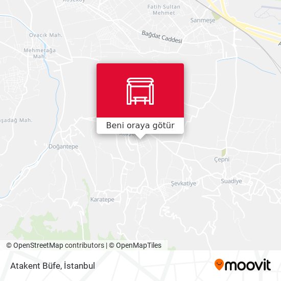 Atakent Büfe harita