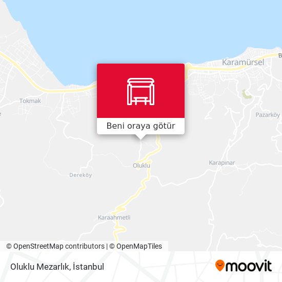 Oluklu Mezarlık harita